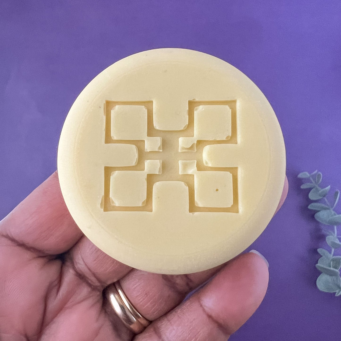 Akiba Butter Stone - Moisturizing Body Butter Bar - with Kpangnan Butter and Cooling Lemon Extract (Fragrance free)