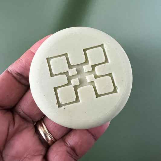 NEW! Akiba "Iced Citron" - Moisturizing Body Butter Bar with Kpangnan Butter and Cooling Lemon Extract (Fragrance Free)