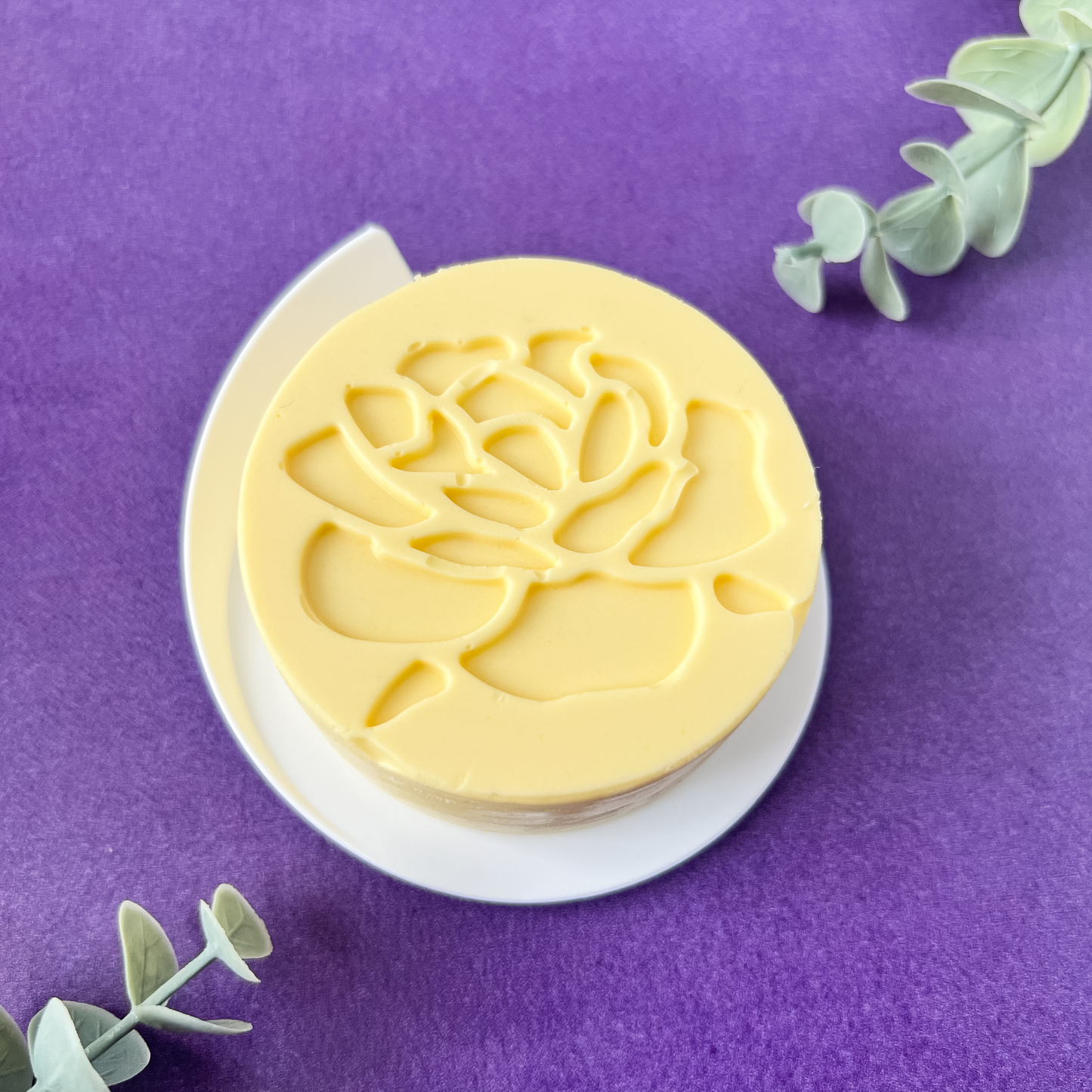 NEW! Akiba Butter Rose - Moisturizing Body Butter Bar with Kpangnan Butter and Cooling Lemon Extract (Fragrance free)