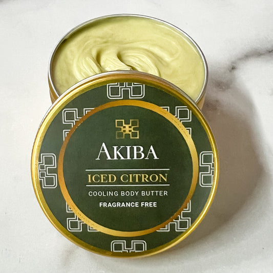 Everyday Moisture - Akiba "Iced Citron" Body Butter - Cool, calm, fragrance-free