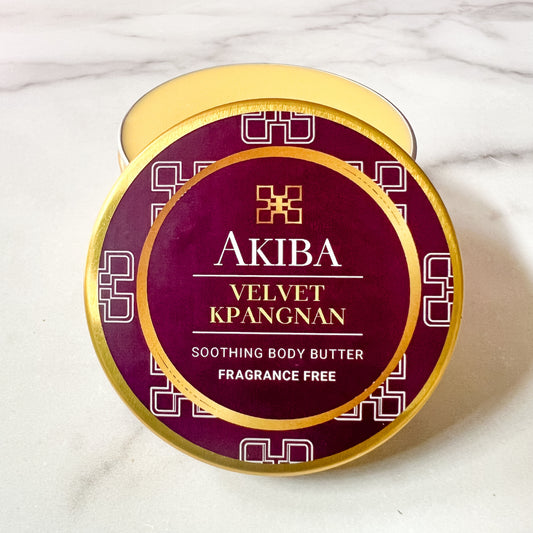 Everyday Moisture - Akiba "Velvet Kpangnan" - Body Butter - Rich, dependable daily moisture designed to comfort and support sensitive noses and reactive, sensitive skin.