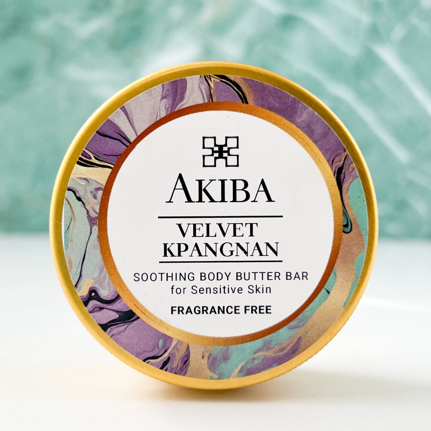 Akiba "Velvet Kpangnan" Body Butter Bar - Rich moisture. No scooping required.