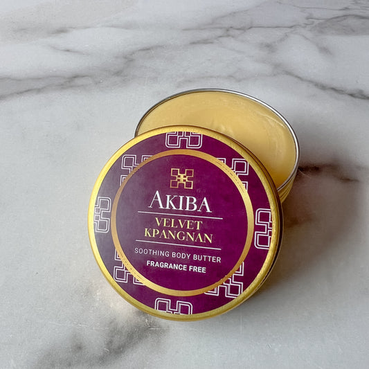 Everyday Moisture - Akiba "Velvet Kpangnan" - Body Butter - Rich, dependable daily moisture designed to comfort and support sensitive noses and reactive, sensitive skin.